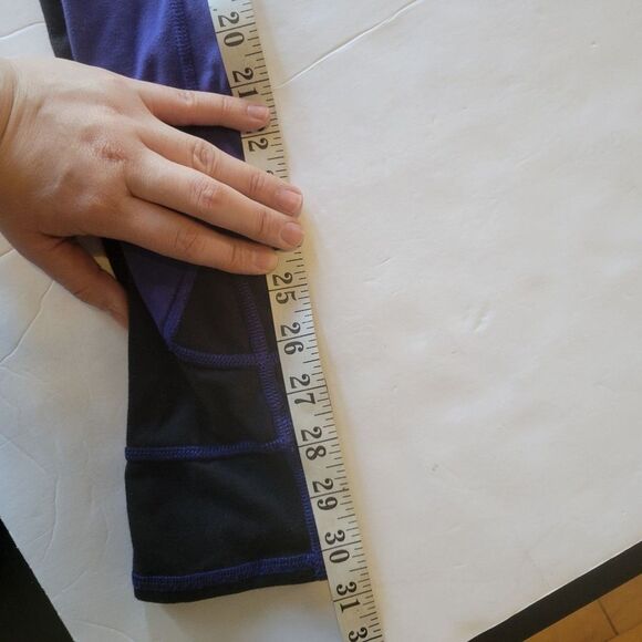 Free People Movement Blue Leggings with a half sock Size Small - Picture 6 of 8